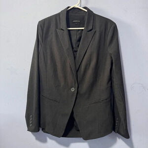 Jessica size 12 Dark Grey  two piece suit. Jacket and skirt.‎